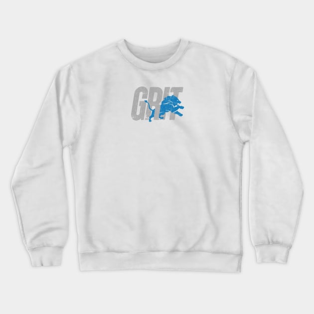 Detroit Grit (Variant) Crewneck Sweatshirt by huckblade